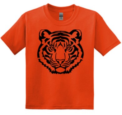 FES TIGER FACE ADULT 50/50 COTTON/POLY TEE