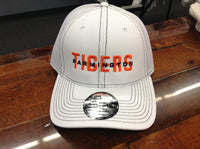 STRETCH TO FIT HAT MESH - WHITE WITH FARMINGTON TIGERS LOGO
