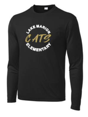 LAKE MARION ELEMENTARY DRY FIT LONG SLEEVE COMPETITOR TEE