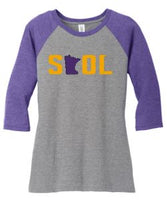 LADIES SKOL RAGLAN JERSEY TEE