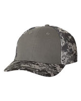 DIGITAL CAMO CAP WITH EMBROIDERY