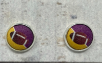 FHS FOOTBALL EARRINGS - FOOTBALL, PAWS, & MORE