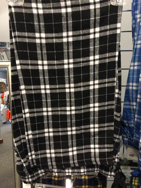boxercraft Double-Brushed 100% Cotton Harley Flannel Pant for Men, Black/ White Buffalo-XXS at Amazon Men's Clothing store