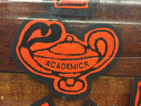 CHENILLE ACADEMIC LAMP PATCH