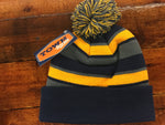 COMEBACK BEANIE NAVY/GOLD NO LOGO