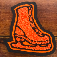 CHENILLE FIGURE SKATING PATCH