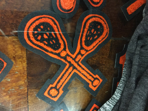 CHENILLE LACROSSE PATCH