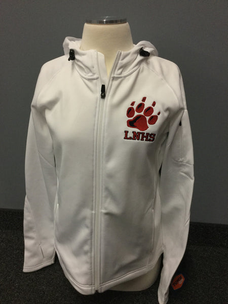 LAKEVILLE NORTH FULL ZIP HOODIE - WHITE