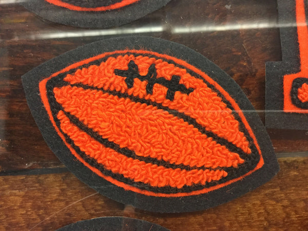 CHENILLE FOOTBALL PATCH