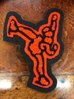 CHENILLE FIGURE SKATER PATCH