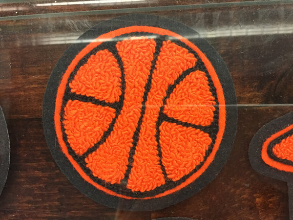 CHENILLE BASKETBALL PATCH