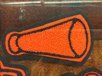 CHENILLE CHEER MEGAPHONE PATCH