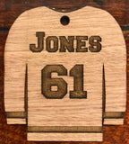 CUSTOM PERSONALIZED SPORTS ORNAMENT