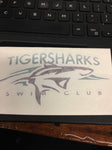 TIGER SHARKS WINDOW DECAL
