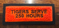 CHENILLE TIGERS SERVE PATCHES