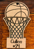 CUSTOM PERSONALIZED SPORTS ORNAMENT