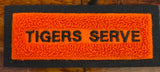 CHENILLE TIGERS SERVE PATCHES