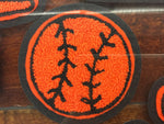 CHENILLE SOFTBALL/BASEBALL PATCH