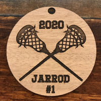 CUSTOM PERSONALIZED SPORTS ORNAMENT