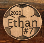 FHS SOCCER CUSTOM PERSONALIZED SPORTS ORNAMENT
