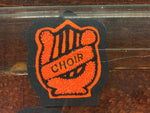 CHENILLE LYRA CHOIR PATCH